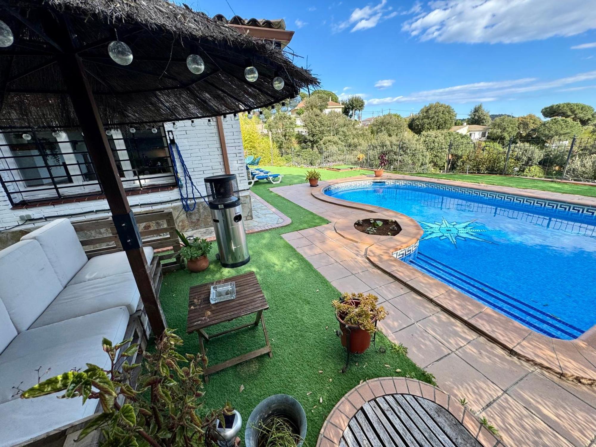 Casa Paraiso Piscina Tranquilidad Sant Cebrià de Vallalta Exteriér fotografie